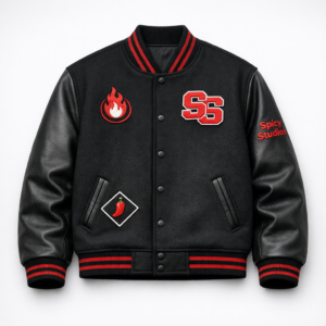 spicy varsity jacket